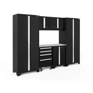 New Age Bold Series 7 Piece Cabinet Set - Car Supplies WarehouseNew AgecabinetCabinet Setgarge