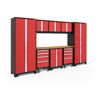 New Age Bold Series 9 Piece Cabinet Set - Car Supplies WarehouseNew AgecabinetCabinet Setgarage