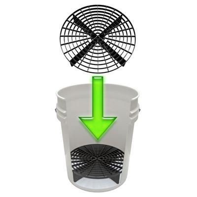 Detailmate, Set di secchio per il lavaggio auto/secchio multifunzione, 19 litri/12,5 litri e inserto GritGuard per secchio antigraffio in 4 colori diversi Detailmate, Set di secchio per il lavaggio auto/secchio multifunzione, 19 litri/12,5 litri e inserto GritGuard per secchio antigraffio in 4 colori diversi