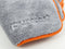 Pure:est - Microfiber Polishing Towel with Edge 16"x16" Grey/Orange - Car Supplies WarehousePure:estBody TowelBody towelsclay towel