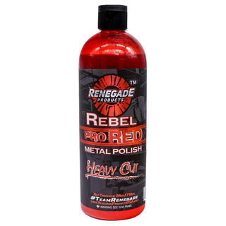 Renegade Rebel Pro Red Metal Polish - Car Supplies Warehouse Renegadechromemetalmetal polishing