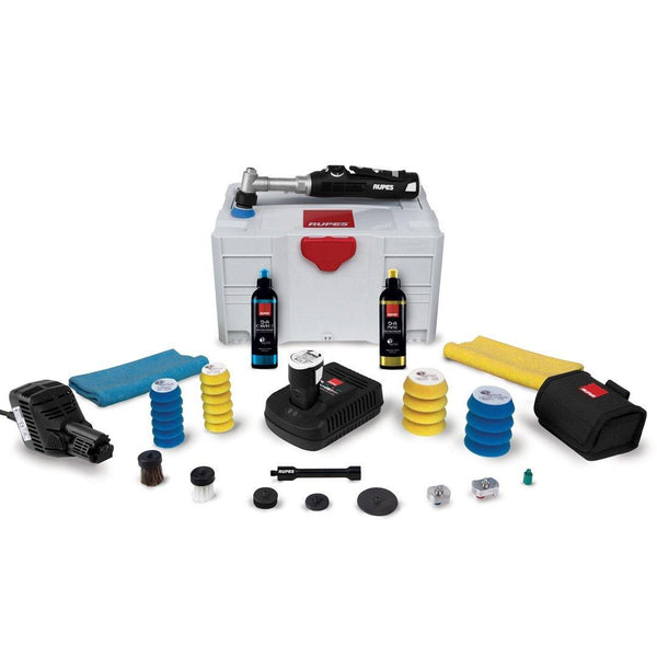 Rupes BigFoot Nano with iBrid Technology Long Neck Box Kit - Car Supplies Warehouse Rupesbuffersda polisherdetail tool