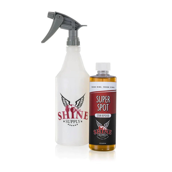 SHINE SUPPLY | Super Spot - 16oz. w/ Spray Bottle Case - Car Supplies WarehouseShine Supplycarpetupholstery