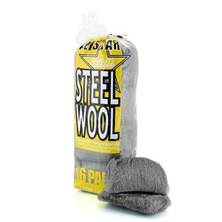 Steel Wool Pad - Grade 0000, Super Fine - Car Supplies Warehouse P&S | ProductsL1pL2P5L3P10