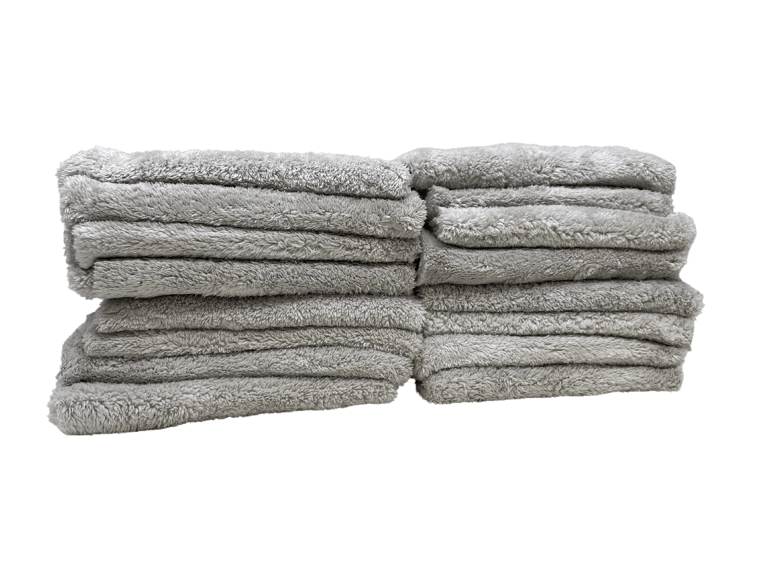 Edgeless 550 GSM Microfiber Towel, Grey, 16 x 16, 12-pk