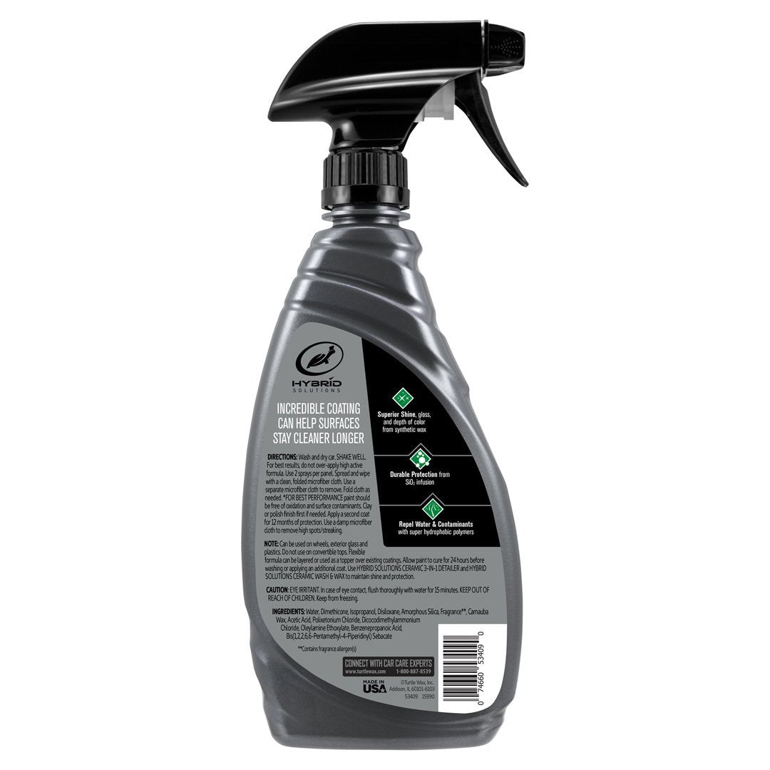 Turtle Wax Hybrid Solutions Ceramic Spray Coating  Car Supplies Warehouse  – Car Supplies Warehouse