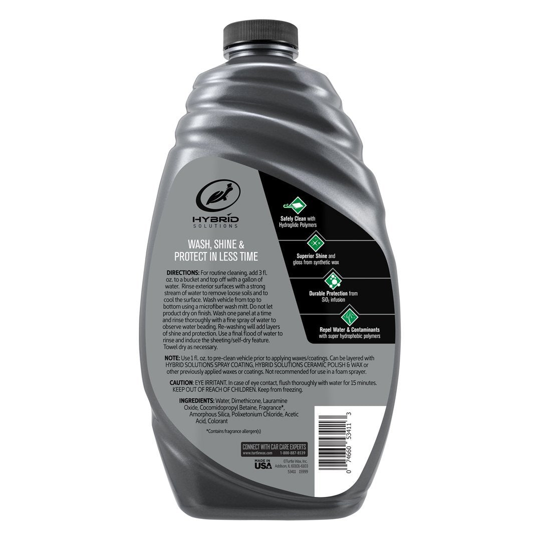 TURTLE WAX  Hybrid Solutions Ceramic Acrylic Black Wax – Car Supplies  Warehouse