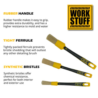 Work Stuff Detailing Brush - Rubber Classic - Car Supplies Warehouse Work Stuffaccessaccessoriesbrush