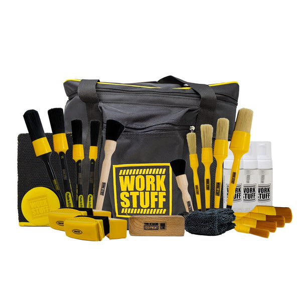 WORK STUFF  Professional Detailing Brush and Accessories Kit – Car  Supplies Warehouse